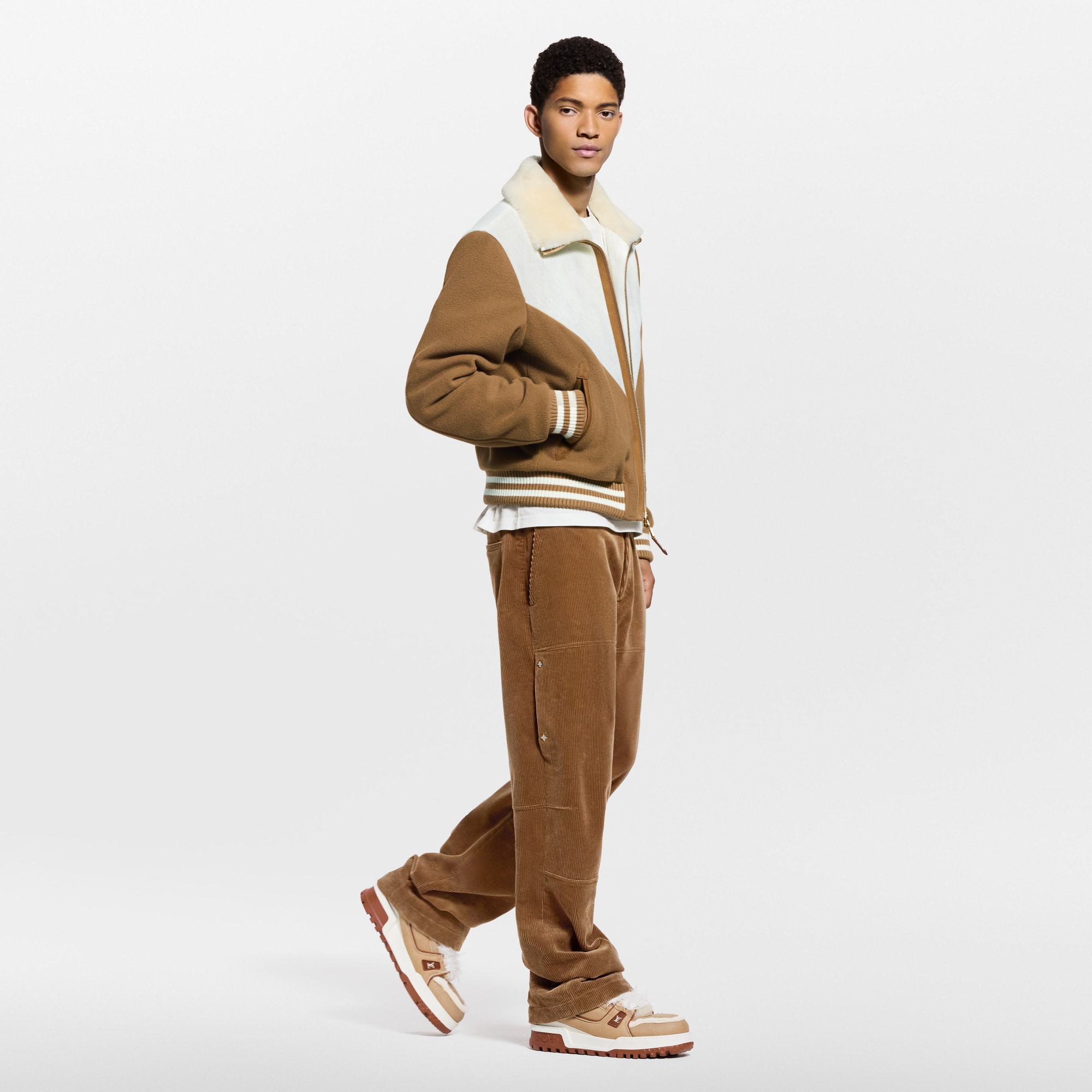 Monogram Shearling Mix Reversible Gilet - For Men | LOUIS VUITTON